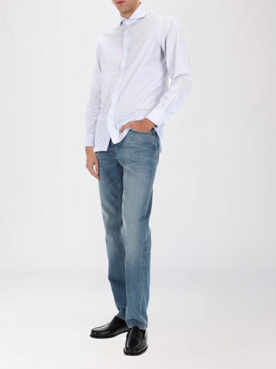 26SS 라르디니 긴팔 셔츠 CNCIROPAC1981 101CE Gnawed Blue - LARDINI