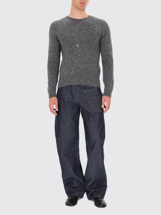 26SS JW앤더슨 스웨터 KW1525YN0458 972 Charcoal - JW ANDERSON