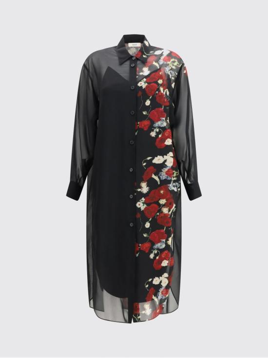 26SS 케이트 롱 원피스 55803371 369 Black - KHAITE