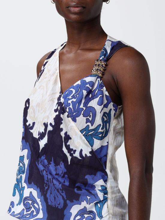 26SS H 꾸뛰르 블라우스 HM32264660 BLUETTE Royal Blue - H COUTURE