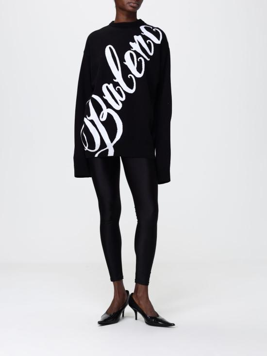 26SS 발렌시아가 빅 B 크루넥 856728T3438 1070 White - BALENCIAGA