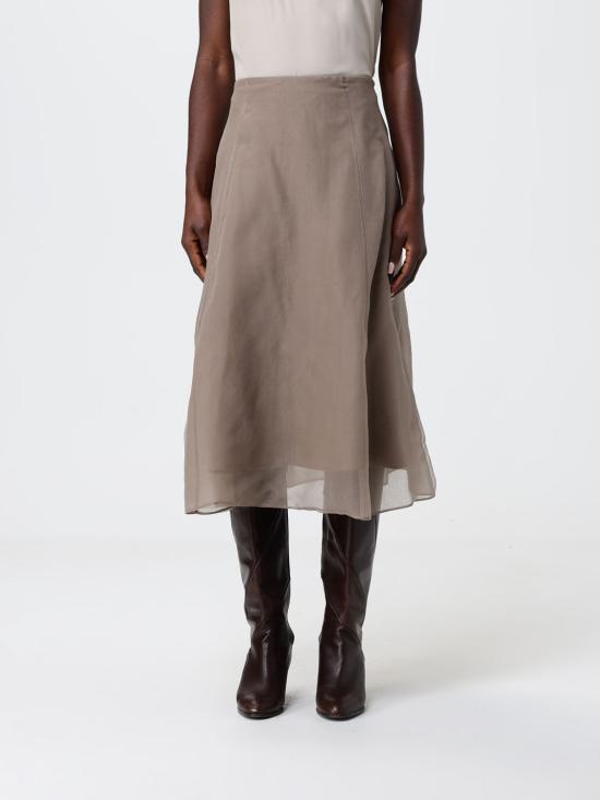 26SS 브루넬로 쿠치넬리 스커트 MF940G3877 C8909 Brown