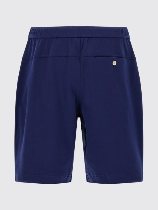 26SS 브루넬로 쿠치넬리 코튼 인터록 버뮤다 팬츠 ML8243390T C7943 Blue - BRUNELLO CUCINELLI