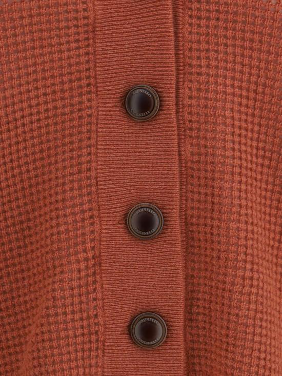 26SS 브루넬로 쿠치넬리 가디건 M12205106 CPD81 Orange - BRUNELLO CUCINELLI