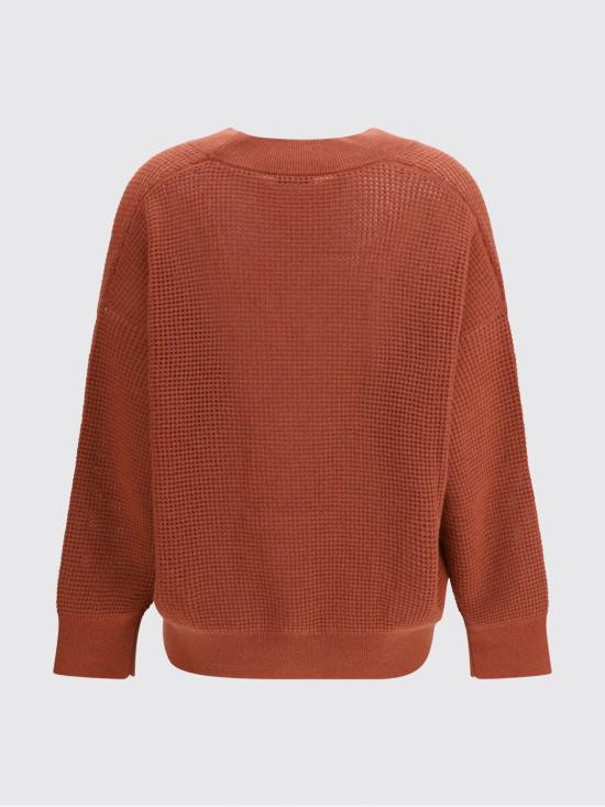 26SS 브루넬로 쿠치넬리 가디건 M12205106 CPD81 Orange - BRUNELLO CUCINELLI