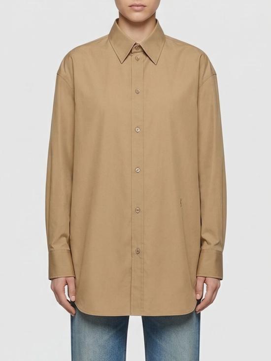 26SS 생로랑 셔츠 865483YZ9GB 2100 Brown