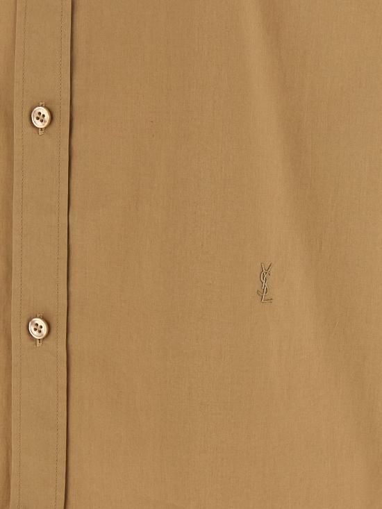 26SS 생로랑 셔츠 865483YZ9GB 2100 Brown - SAINT LAURENT
