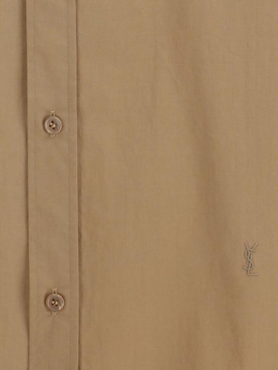 26SS 생로랑 셔츠 865483YZ9GB 2100 Brown - SAINT LAURENT