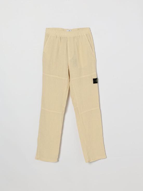 26SS [키즈] 스톤 아일랜드 스트레이트 팬츠 3100001S0145 V0097 Yellow Cream