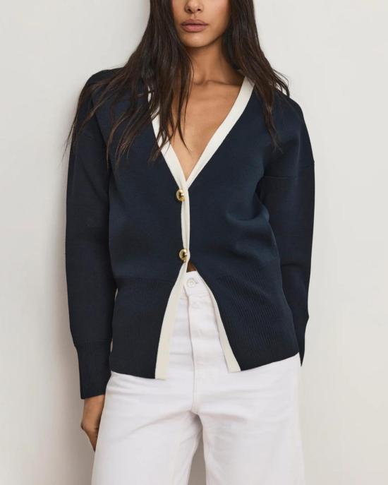  베로니카비어드 가디건 베로니카 비어드 킬리언 카디건 네이비 - VERONICA BEARD