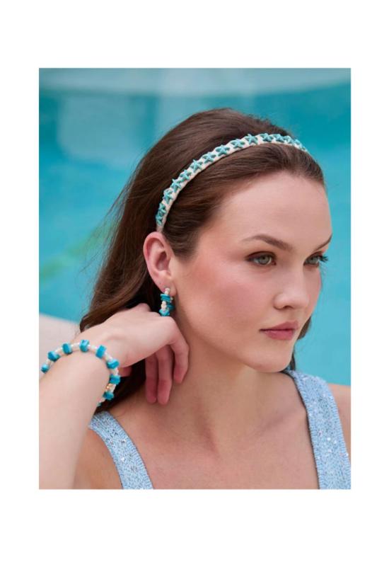  레레 사도히 이어링 르 르 사도기 펄 비치 클럽 후프 - LELE SADOUGHI