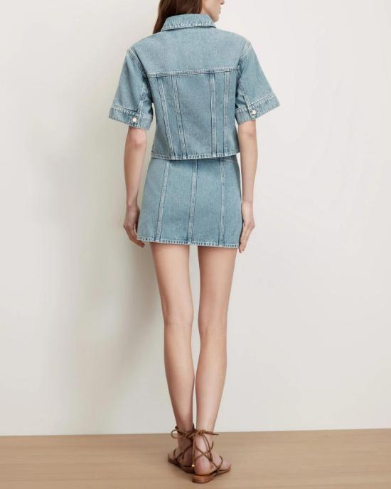  베로니카비어드 데님 자켓 베로니카 비어드 말콤 재킷 실버 더스트 - VERONICA BEARD