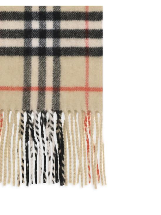  버버리 머플러/스카프 얇은 캐시미어 체크 스카프 - BURBERRY