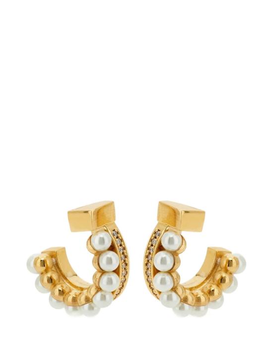 26SS 살바토레 페라가모 이어링 760927 790655ORO CREAM CRYSTAL Oro cream crystal