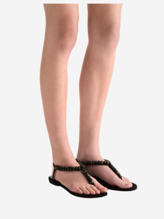  르 몽드 베릴 샌들 비즈 끈 샌들 - LE MONDE BERYL