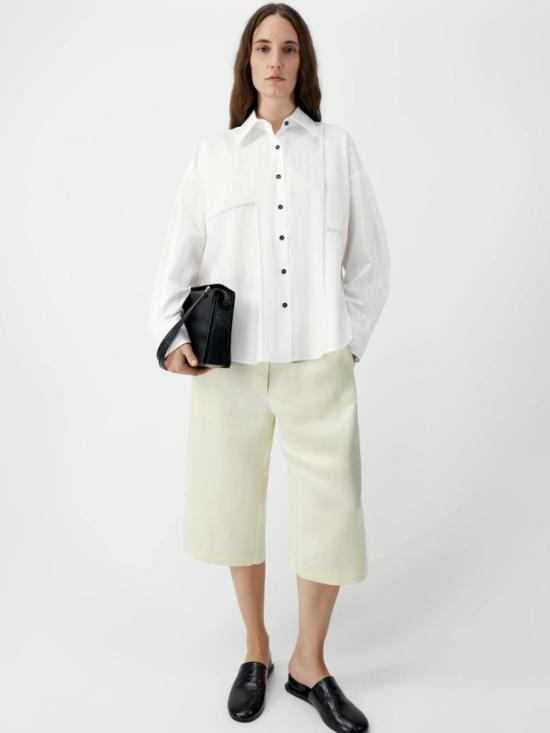  코데라 셔츠 코르데라 오버사이즈 레이스 셔츠