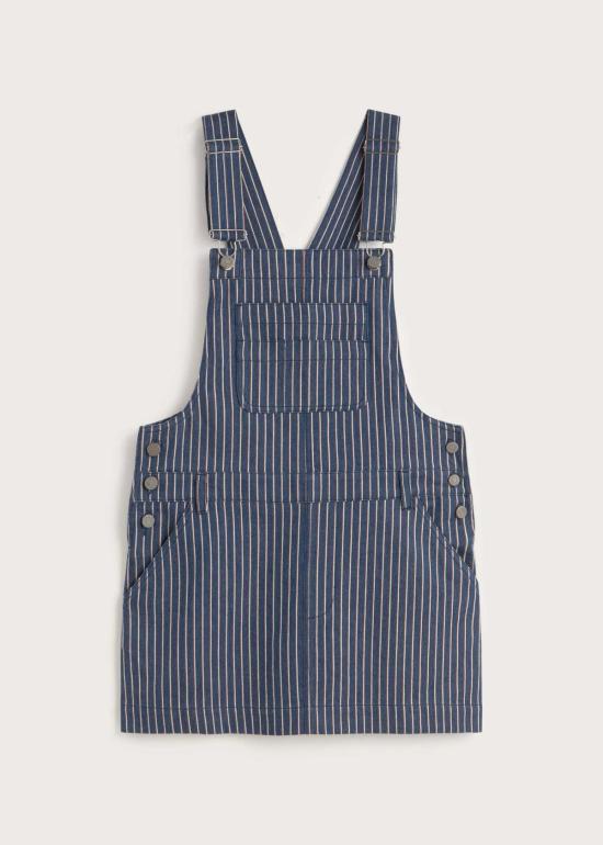  띵킹 뮤 숏 원피스 씽킹 무 라파엘라 레일웨이 스트라이프 드레스 - THINKING MU