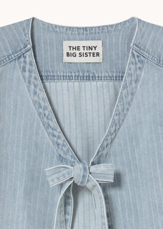  타이니 빅 시스터 베스트 스트라이프 데님 - TINY BIG SISTER