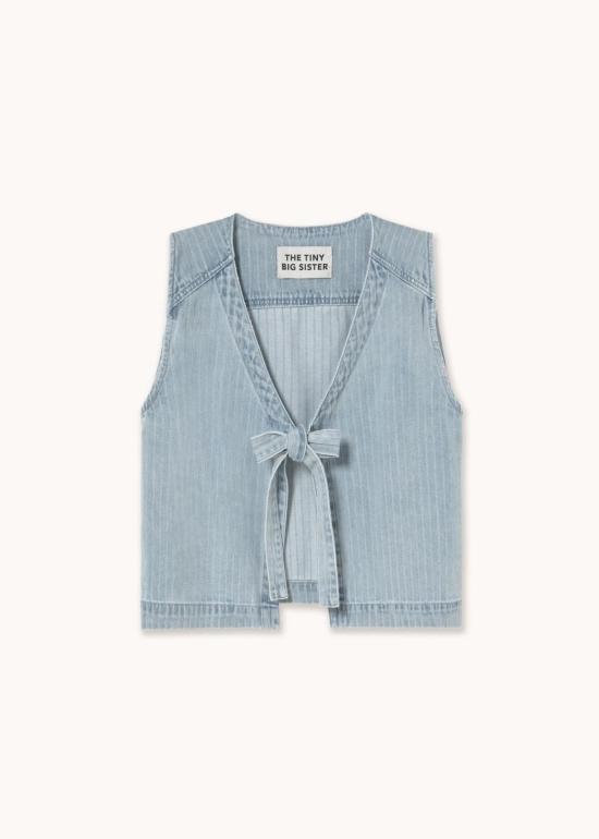  타이니 빅 시스터 베스트 스트라이프 데님