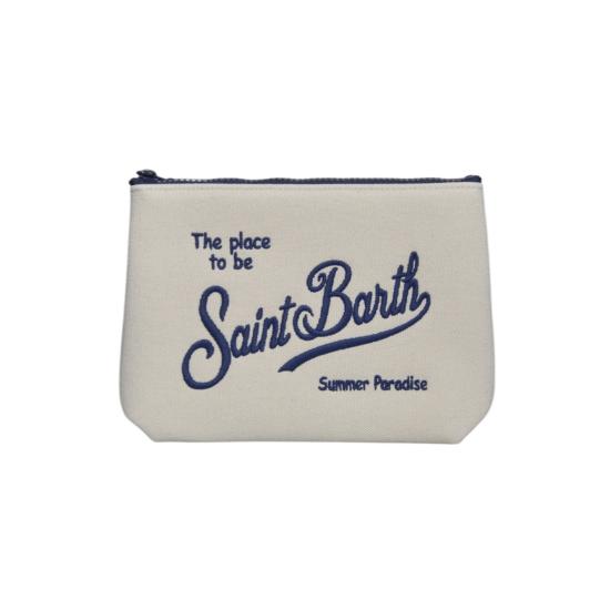 26SS 세인트바쓰 클러치/파우치 ALI0047 00196L1161 Panna blu - MC2 SAINT BARTH