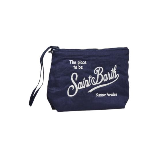 26SS 세인트바쓰 클러치/파우치 ALI0051 01285L61 Blue - MC2 SAINT BARTH