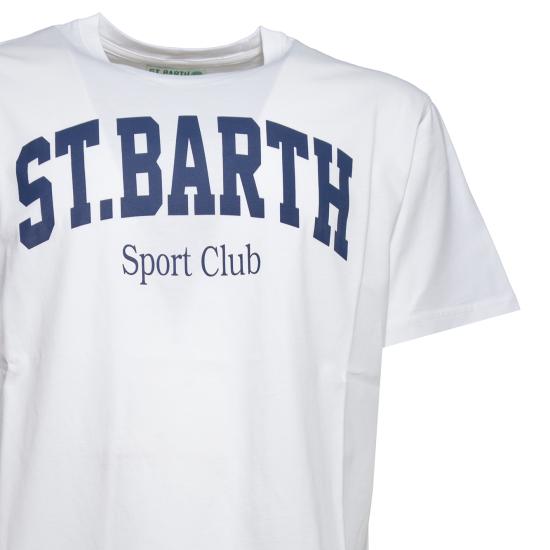 26SS 세인트바쓰 반팔 티셔츠 DNV0002 03202L0161 Bianco blu - MC2 SAINT BARTH