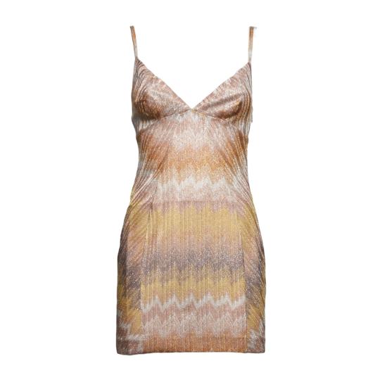 26SS 미소니 숏 원피스 DS26SG1XBR014S S10C0 Golden