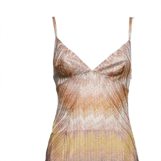 26SS 미소니 숏 원피스 DS26SG1XBR014S S10C0 Golden - MISSONI