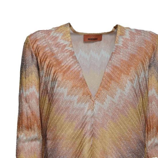 26SS 미소니 미디 원피스 DS26SG07BR014S S10C0 Golden - MISSONI