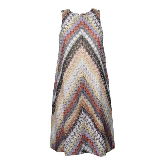 26SS 미소니 미디 원피스 DS25WG1ZBR012O SM9R4 Blue