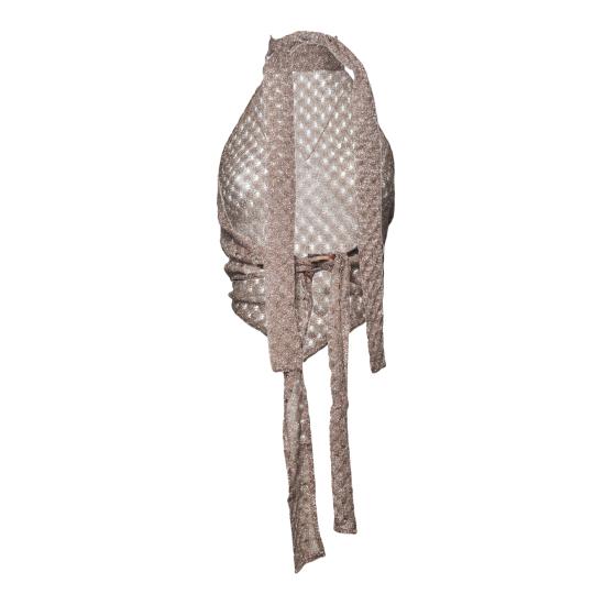 26SS 미소니 민소매 티셔츠 MS26SK09BR014D S80EE Marrone - MISSONI