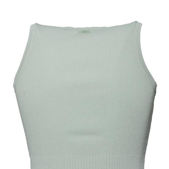 26SS 막스마라 기로 비스코스 탱크 탑 2611361032600 003 Verde menta - MAX MARA