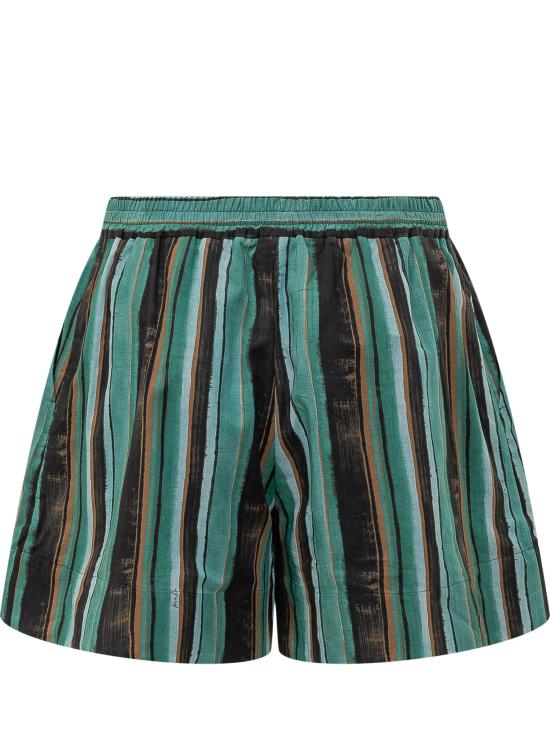26SS 핑코 숏팬츠 106991A3CH SD3 MULT VERDE NERO - PINKO