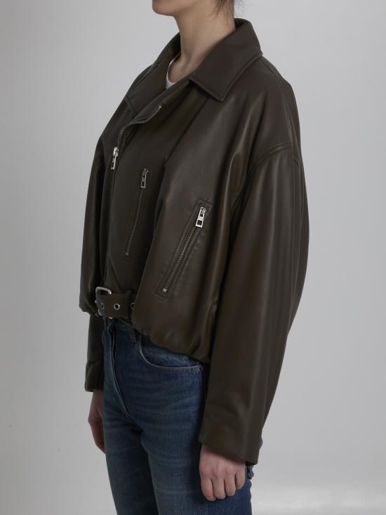 26SS 로에베 가죽 자켓 S359Y34L93 4160 GREEN - LOEWE