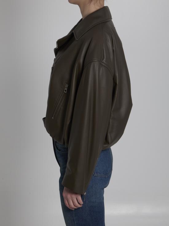 26SS 로에베 가죽 자켓 S359Y34L93 4160 GREEN - LOEWE