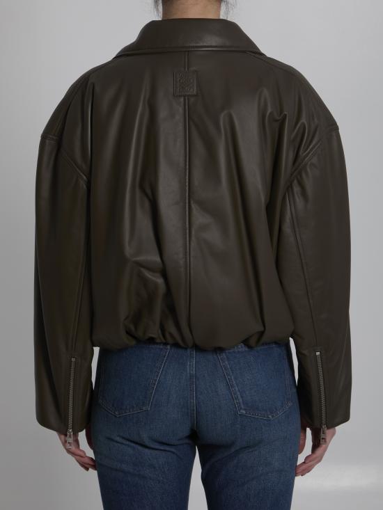 26SS 로에베 가죽 자켓 S359Y34L93 4160 GREEN - LOEWE