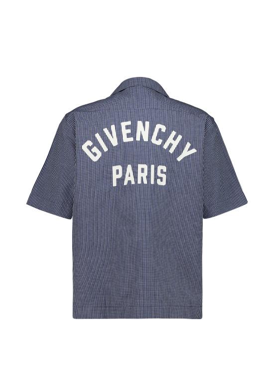 26SS 지방시 반팔 셔츠 BM616J16BG 114 BLUE - GIVENCHY
