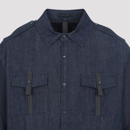 26SS 씨세 긴팔 셔츠 JJ043TN413 B82 BLUE - SEASE