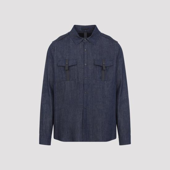 26SS 씨세 긴팔 셔츠 JJ043TN413 B82 BLUE - SEASE