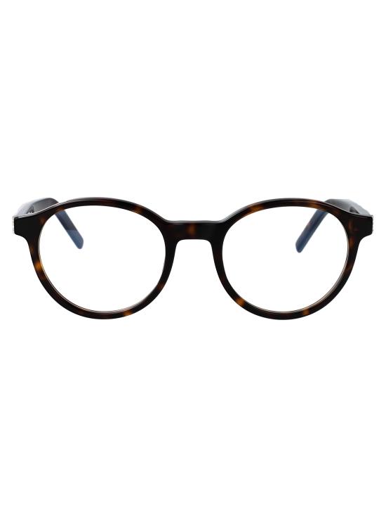 26SS 생로랑 안경 SL M163 002 HAVANA HAVANA TRANSPARENT