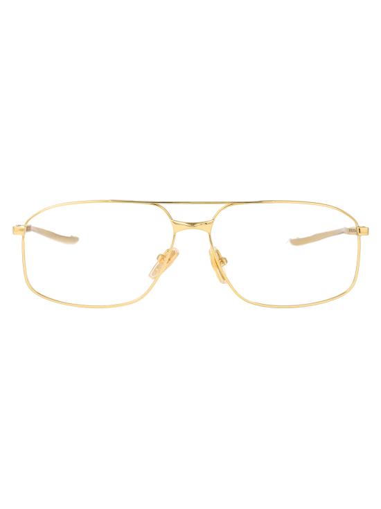 26SS 발렌시아가 안경 BB0495O 002 GOLD GOLD TRANSPARENT