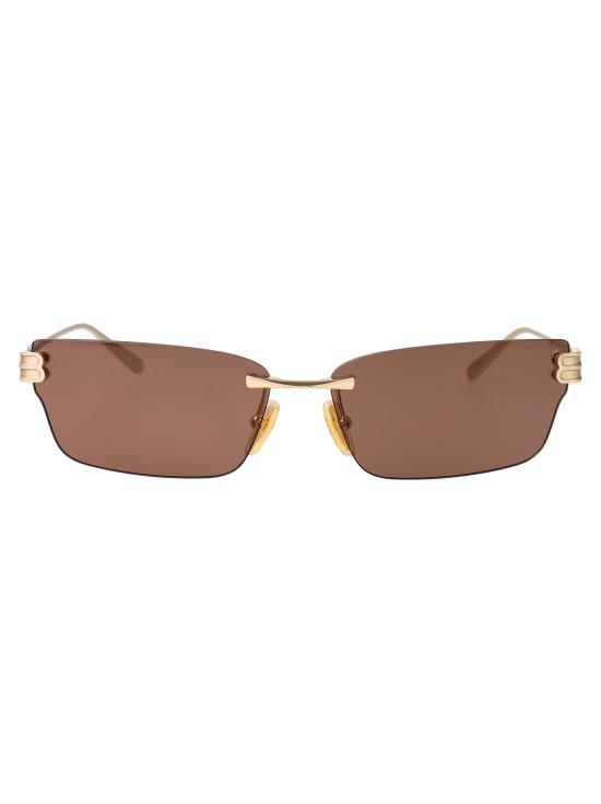 26SS 발렌시아가 선글라스 BB0487S 004 GOLD GOLD BROWN