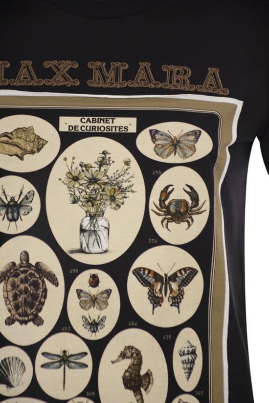 26SS 막스마라 반팔 티셔츠 2611941062600 018 BLACK - MAX MARA