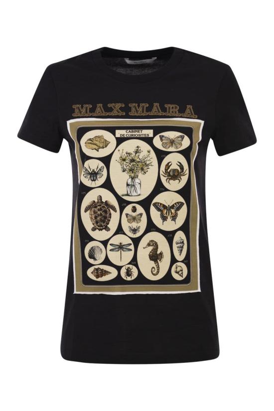 26SS 막스마라 반팔 티셔츠 2611941062600 018 BLACK