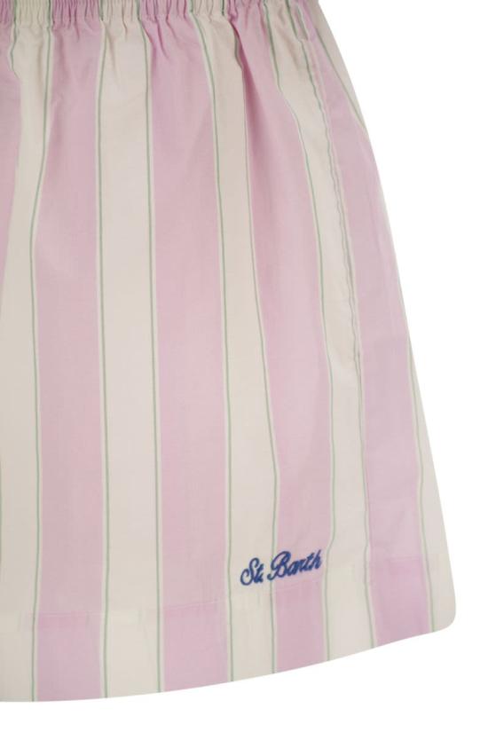 26SS 세인트바쓰 숏팬츠 MEA002 00897L WHITE PINK - MC2 SAINT BARTH