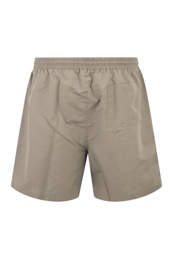 26SS 브루넬로 쿠치넬리 로고 스윔 팬츠 MW817043 CXX37 KHAKI - BRUNELLO CUCINELLI