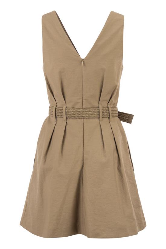 26SS 브루넬로 쿠치넬리 미디 원피스 ML140A5354 C9322 CAMEL - BRUNELLO CUCINELLI