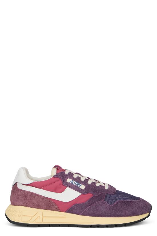 26SS 오트리 릴윈드 로우 나일론 스웨이드 스니커즈 WWLM3T01 purple