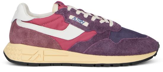 26SS 오트리 릴윈드 로우 나일론 스웨이드 스니커즈 WWLM3T01 purple - AUTRY