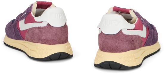 26SS 오트리 릴윈드 로우 나일론 스웨이드 스니커즈 WWLM3T01 purple - AUTRY